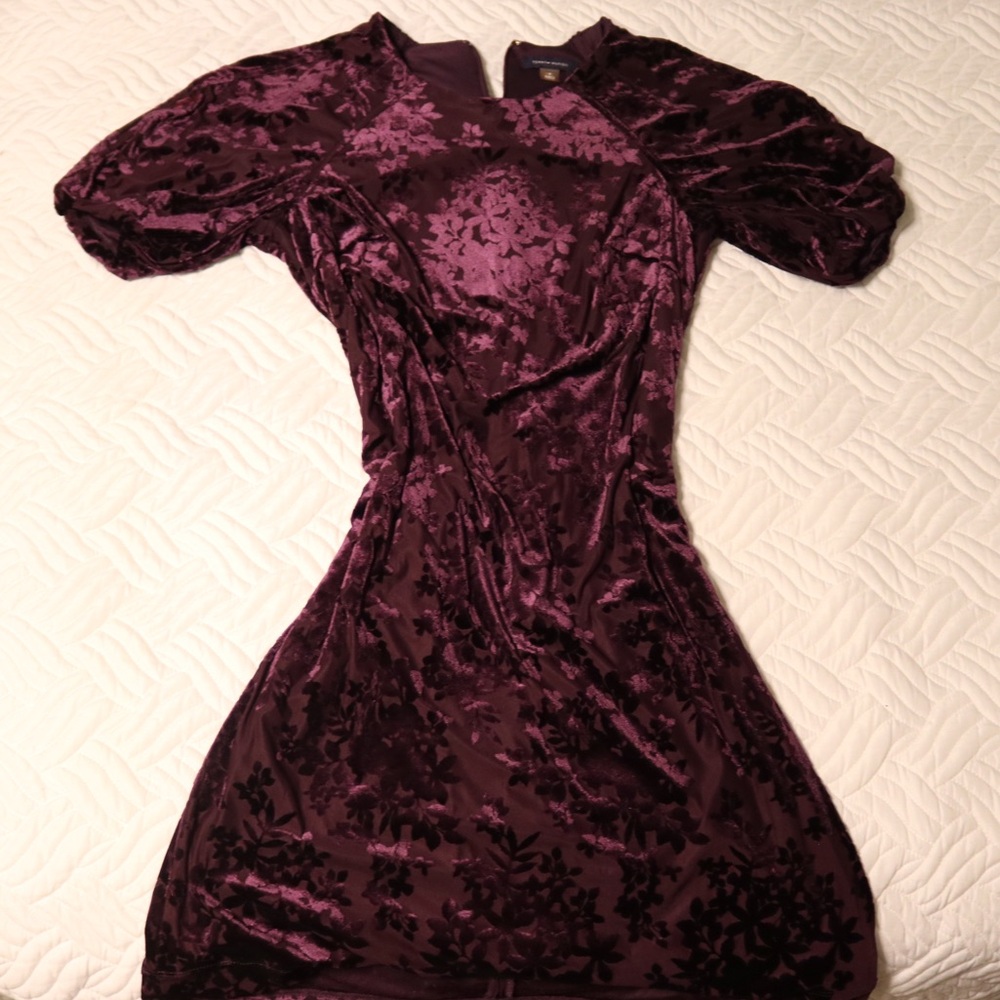 Tommy Hilfiger purple midi dress, super cute